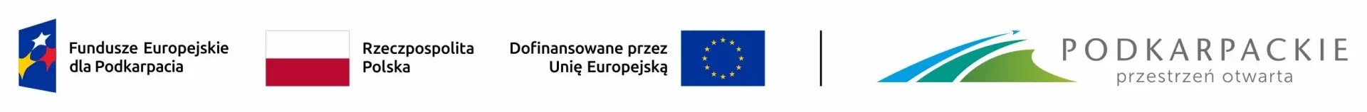 Logotypy Funduszy Europejskich